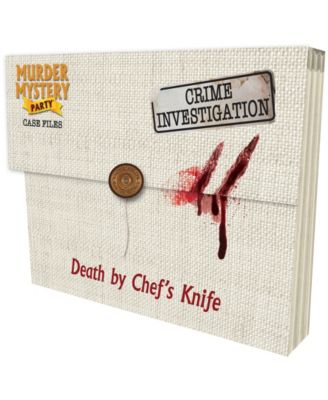 Mystery Party Case Files - Death by Chef's Knife Puzzle Set, 52 Piece