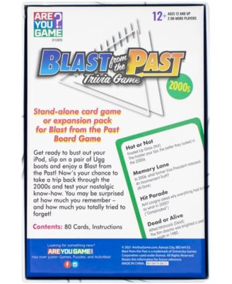 Blast From The Past Trivia Game - 2000s Expansion Set, 81 Piece