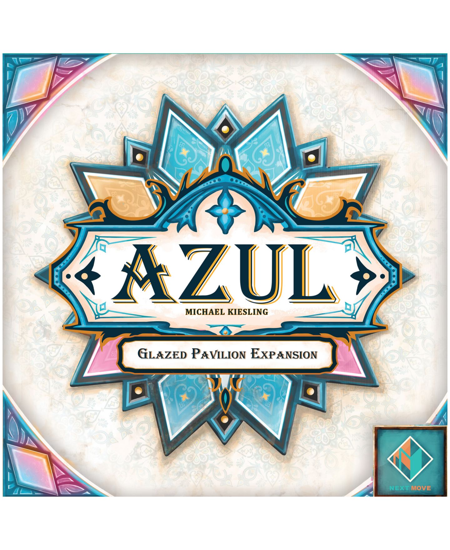 Детские настольные игры Next Move Games Azul Glazed Pavilion Strategy 15-Piece Expansion Board Game, Ages 8+ — фото 2