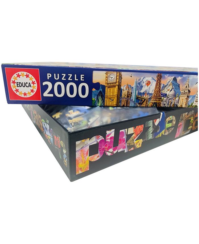 Educa Europe Landmarks Puzzle Set, 2001 Piece Macy's