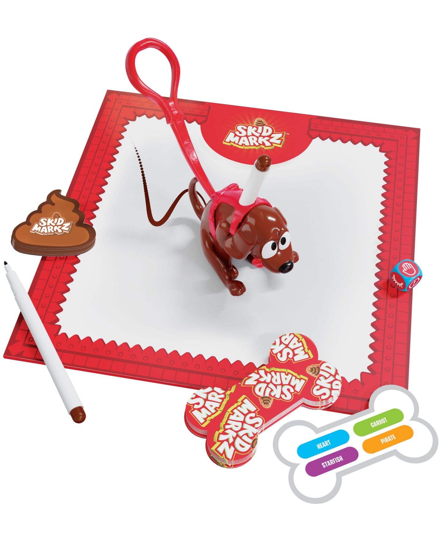 Детские настольные игры Goliath The Scootin' Dog-Doodlin' Game 142-Piece Drawing Board Game, Ages 6+ — фото 4