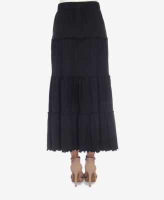 Women's Tiered Maxi Skirt