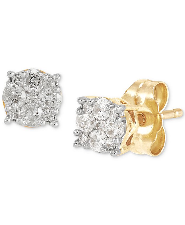Macys gold earrings