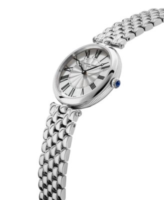 Women's Swiss Art Deco Stainless Steel Bracelet Watch 30mm