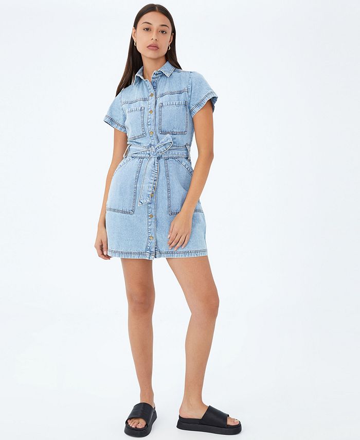 Cotton sales utility dress