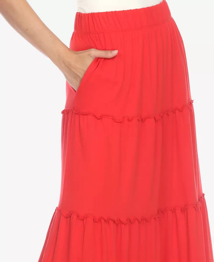 Women's Tiered Maxi Skirt - thumbnail 3