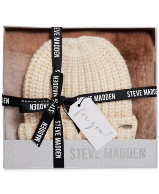 steve madden hat and glove set