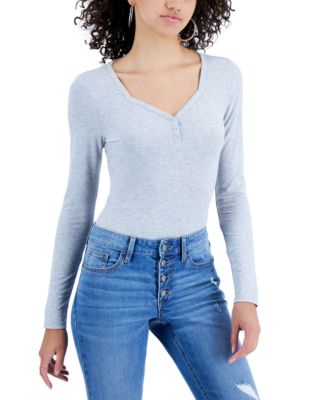 Love, Fire - Juniors' Henley Bodysuit