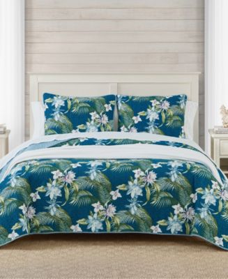Tommy Bahama Home Southern Breeze Reversible Piece Quilt Set