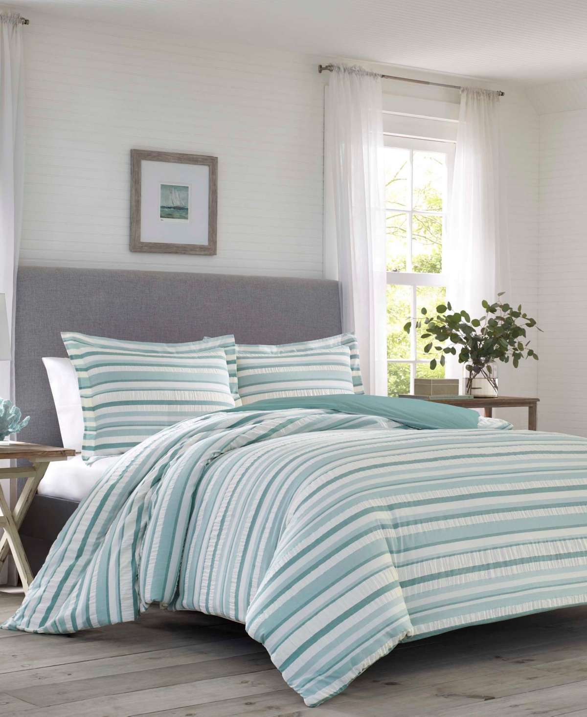 Closeout! Tommy Bahama Home Clearwater Cay 3 Piece Comforter Set
