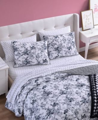 2 Piece Floral Vineyard Quilt Set, Twin