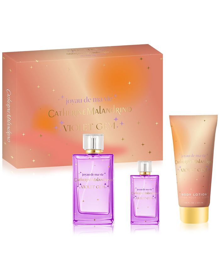 Catherine Malandrino 3-Pc. Violet Gem Gift Set - Macy's