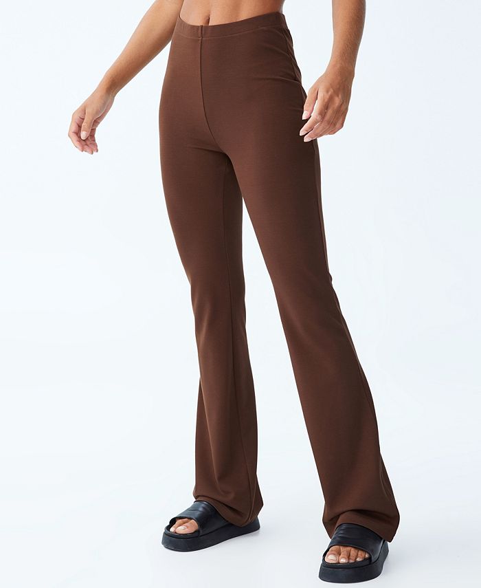 COTTON ON Women's Ponte Flare Pants - Macy's