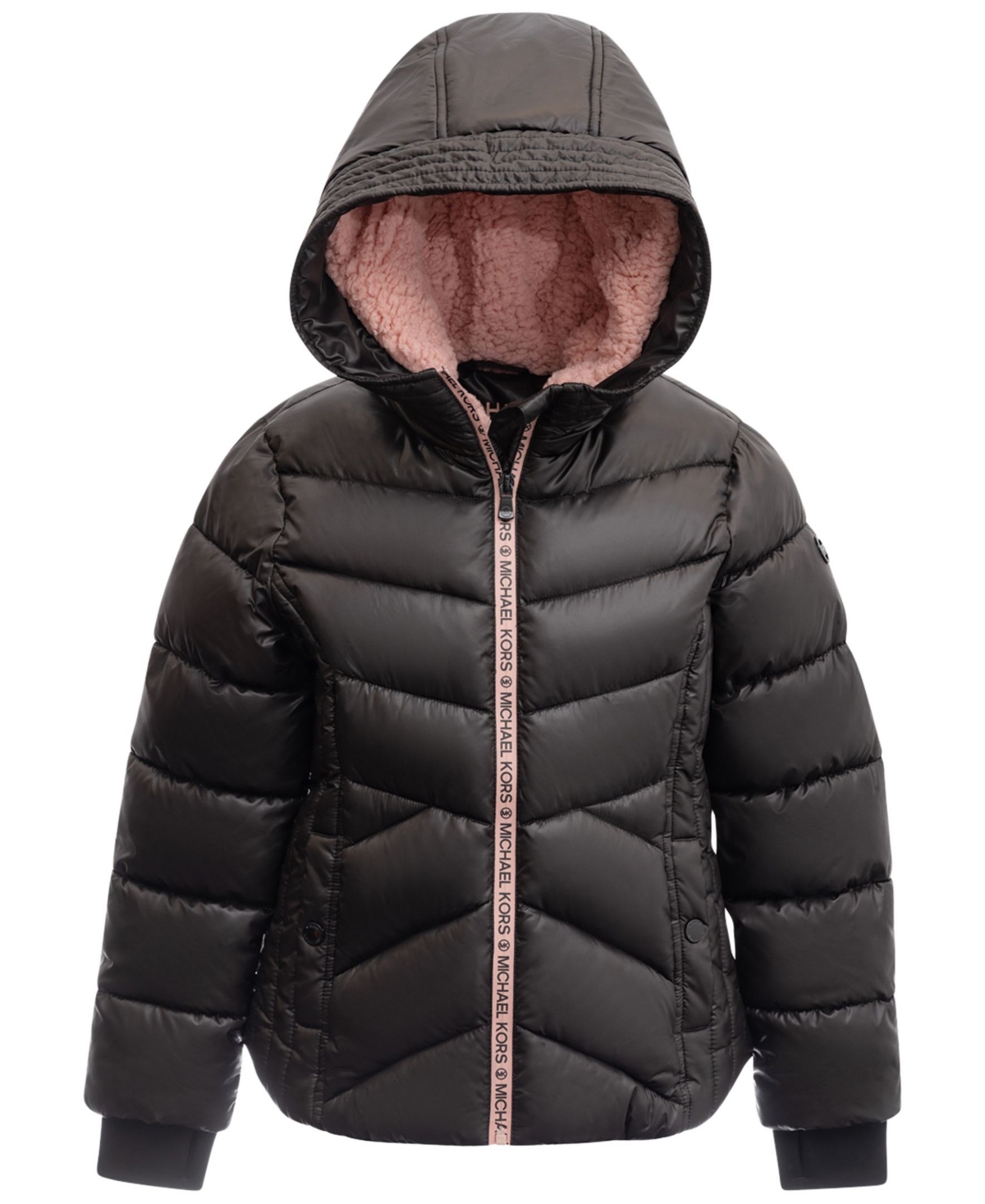 Michael kors big 2024 girl hooded jacket