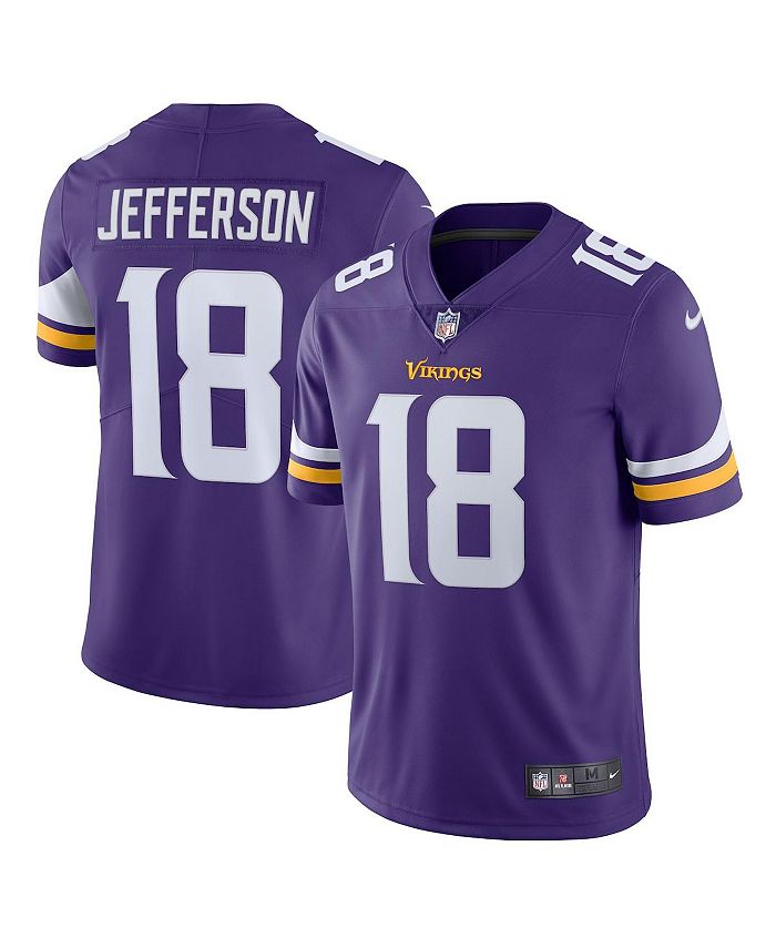 Nike Men's Justin Jefferson Purple Minnesota Vikings Alternate Game Jersey  - Macy's