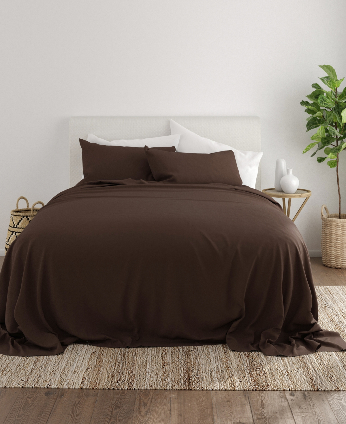 Style Simplified by The Home Collection 3 Piece Bed Sheet Set, Xl