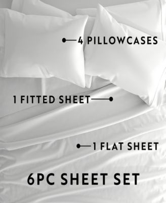 Solids in Style 6-Pc. Sheet Set, California King