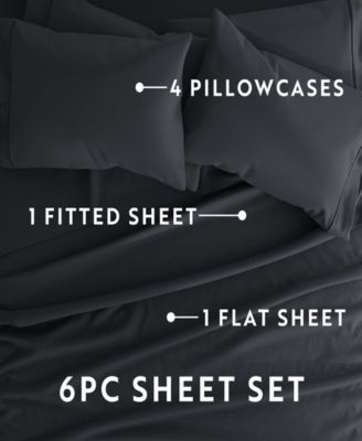 Solids in Style 6-Pc. Sheet Set, Full
