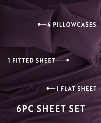 Solids in Style 6-Pc. Sheet Set, Queen