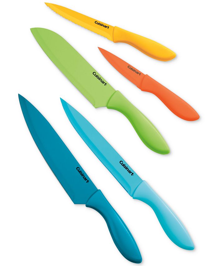Cuisinart 10Pc. Seaside CeramicCoated Knife Set Macy's