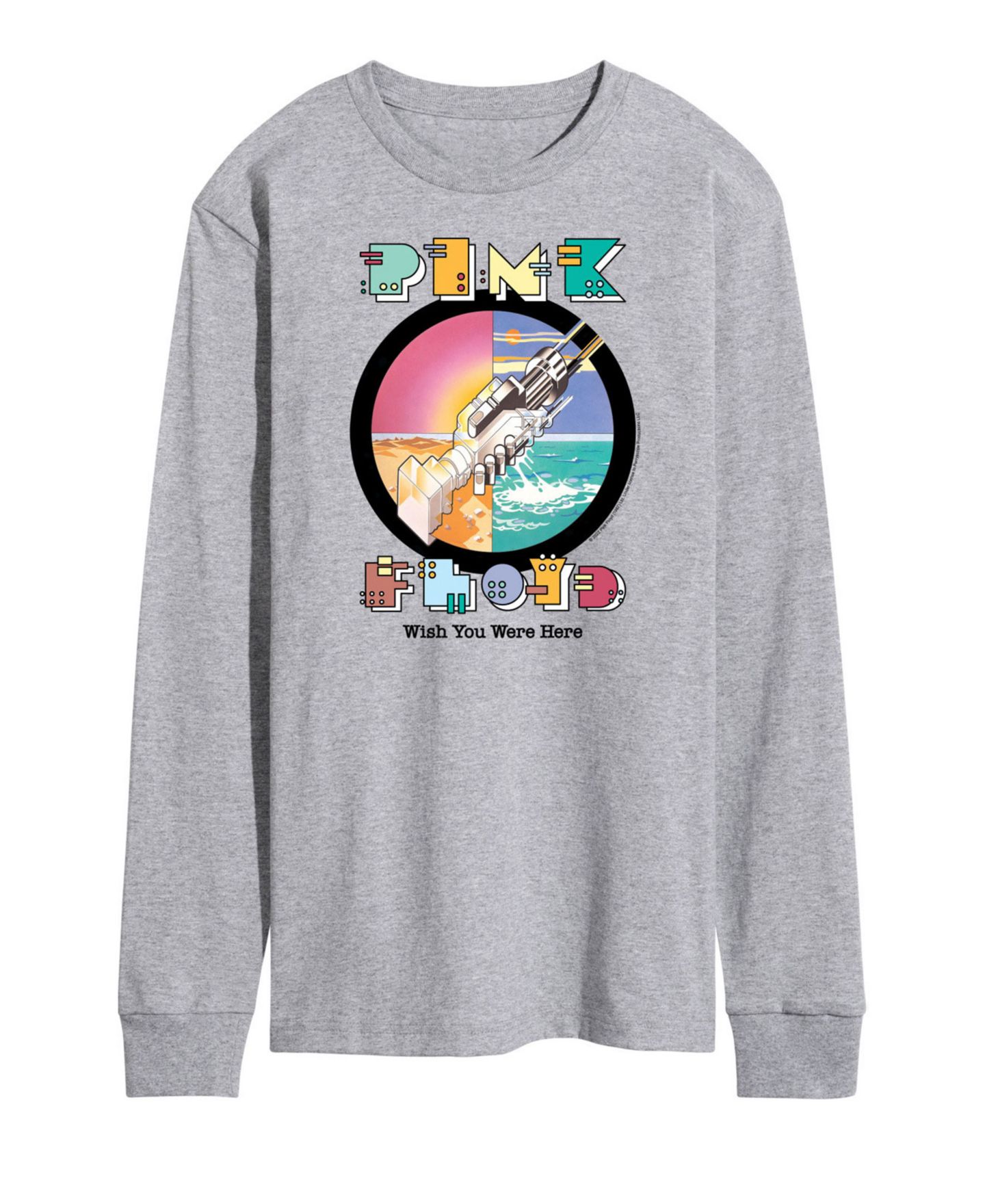 Мужская футболка AIRWAVES Pink Floyd Wish You Were Here, цвет: Серый — фото 1