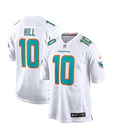 Men's Tyreek Hill White Miami Dolphins Game Jersey