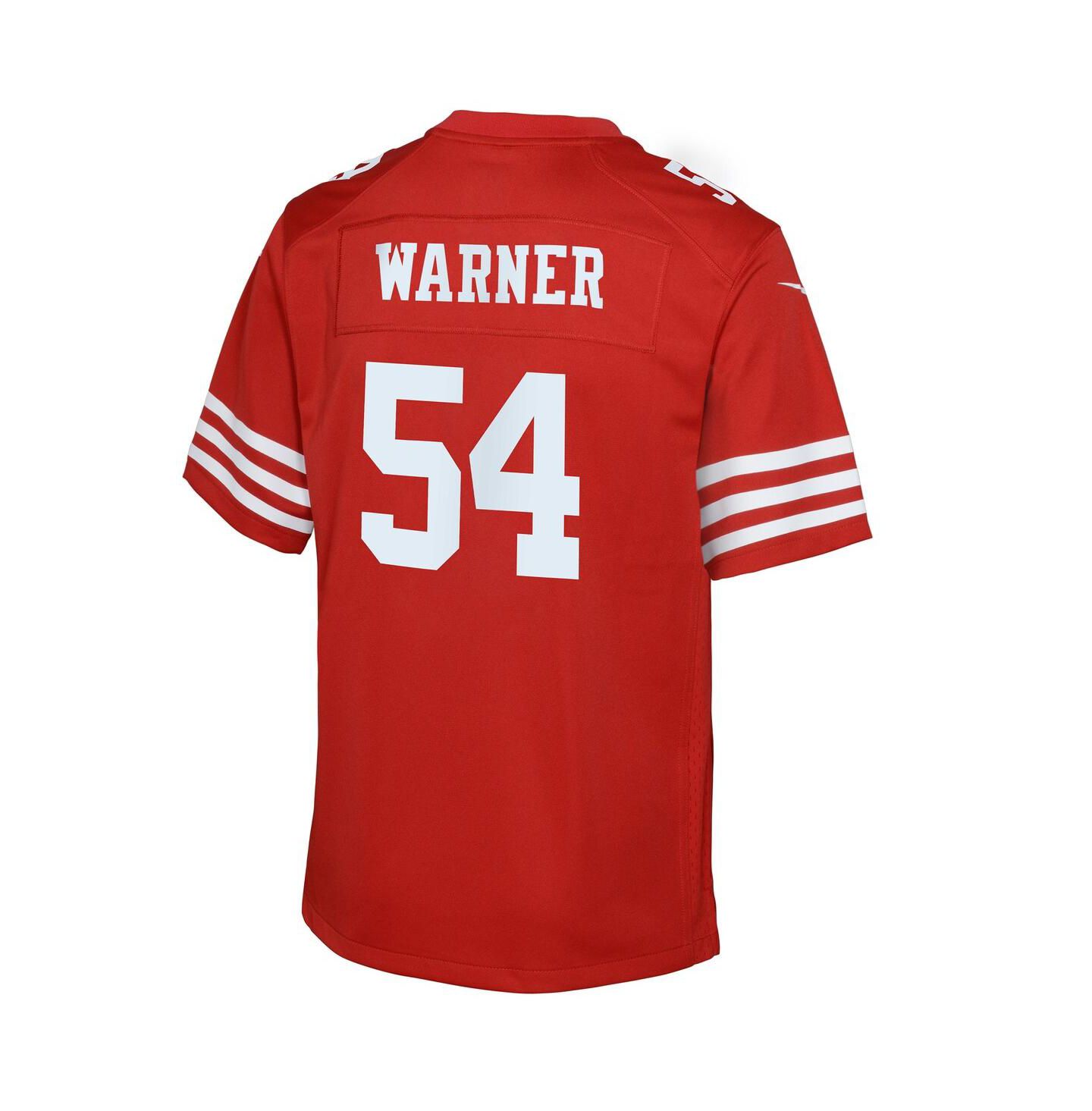 Детская игровая джерси Nike Warner San Francisco 49Ers, цвет: Красный — фото 2
