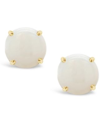 Opal (5/8 ct. t.w.) Stud Earrings in 14K Yellow Gold