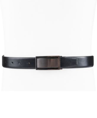 Men's Reversible Cut-Out Plaque Belt, Created for Macy's