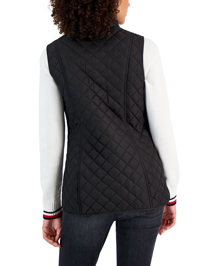 Tommy Hilfiger Women's Quilted Zip Front Vest Macy's