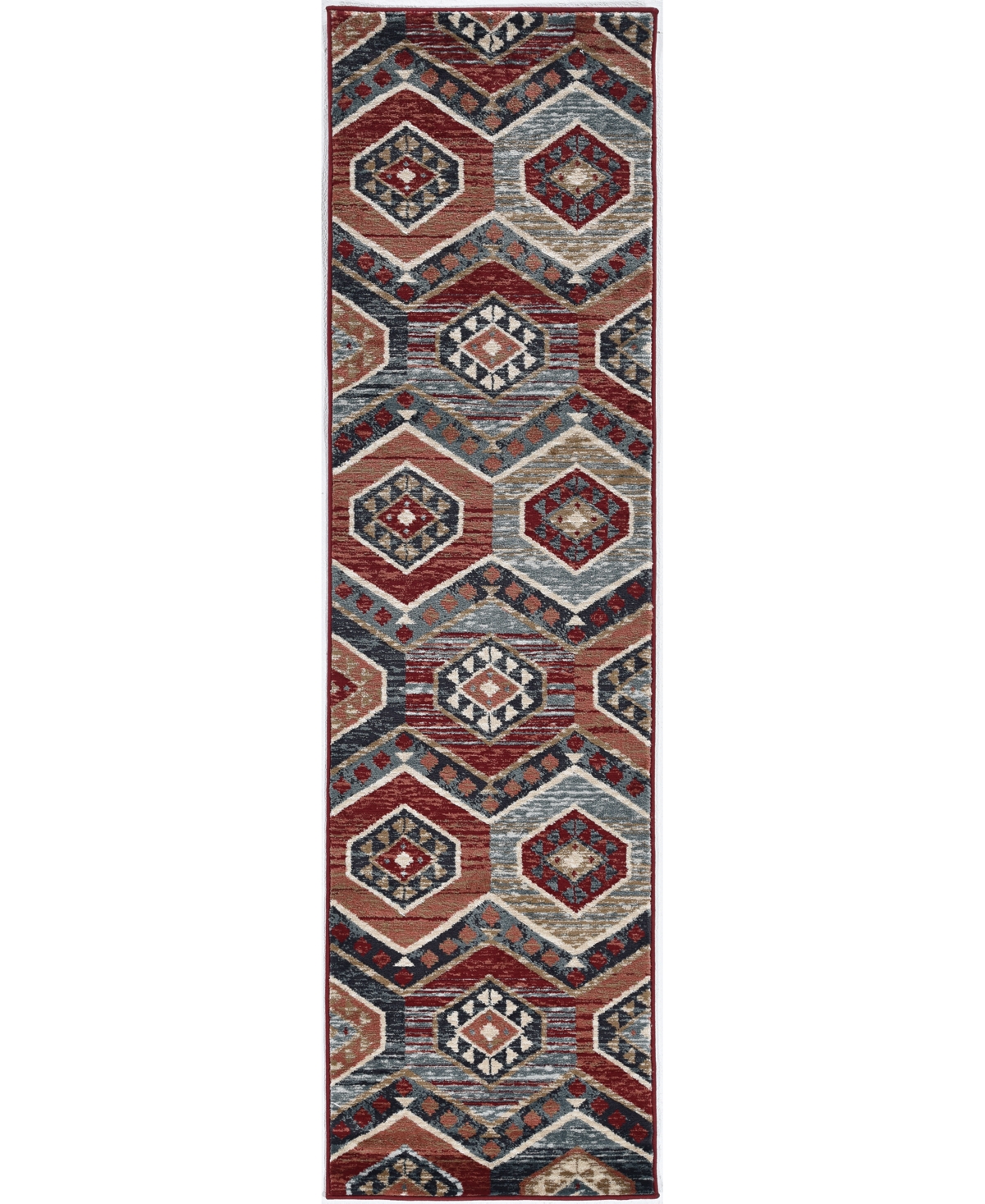 Kas Chester 5630 2' X 7'7" Runner Area Rug In Red