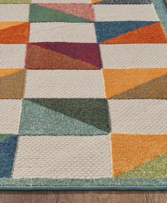 Calla 6930 7'10" x 9'10" Outdoor Area Rug