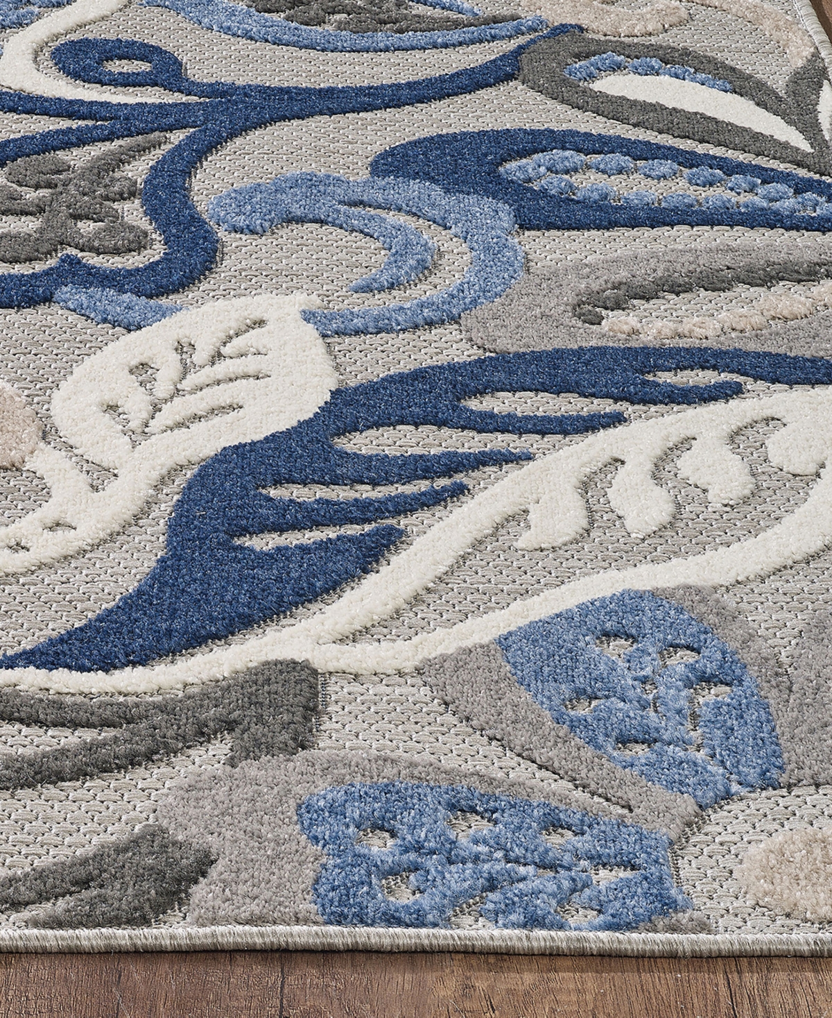 Kas Calla 6922 Outdoor Area Rug - Blue