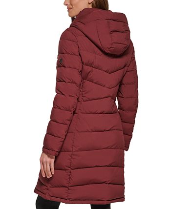 Calvin Klein Women's Hooded Stretch Puffer Coat, Created for Macy's &  Reviews - Coats & Jackets - Women - Macy's