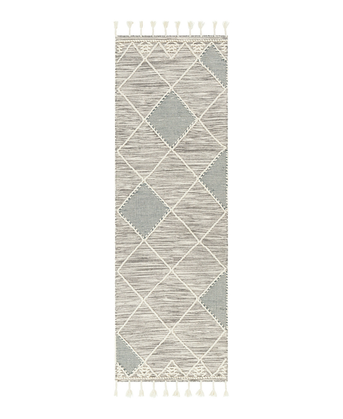 Surya Norwood Nwd-2307 2'6in x 8' Runner Area Rug - Charcoal