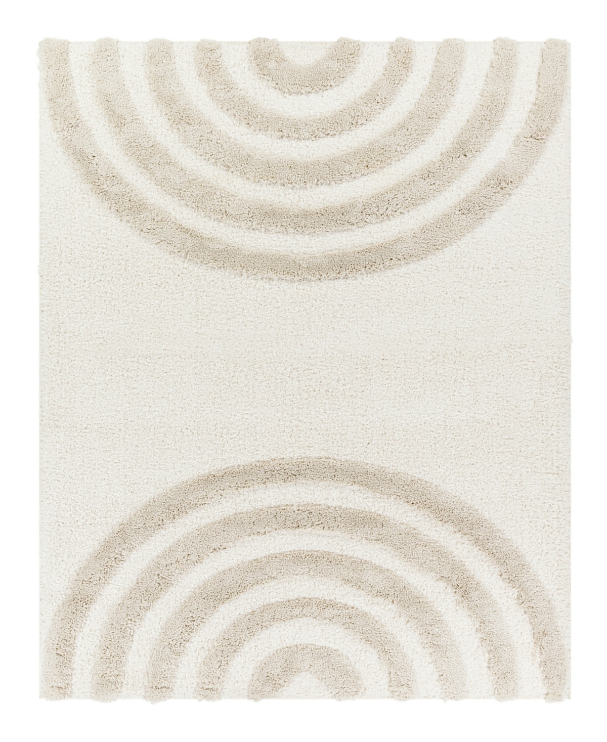 Surya Hudson Shag Hds-2308 6'7in x 9' Area Rug - Cream