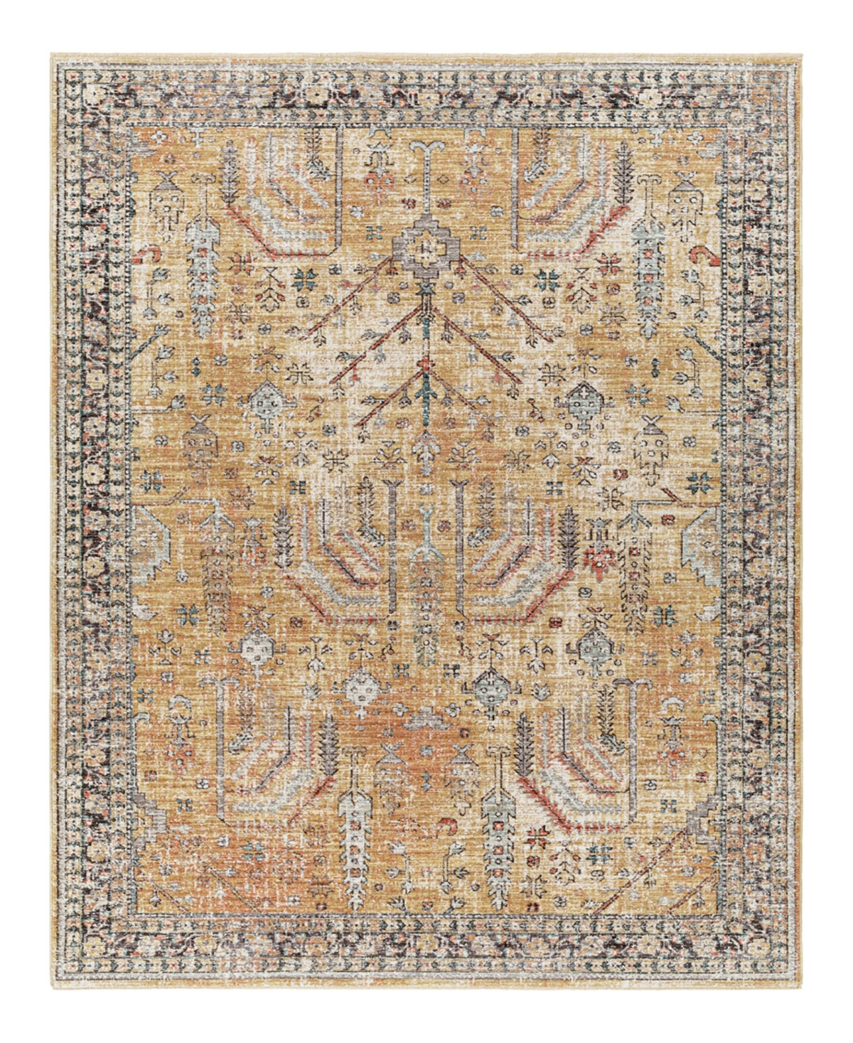 Surya Carlisle Csi-2316 5'3in x 7'9in Area Rug - Yellow