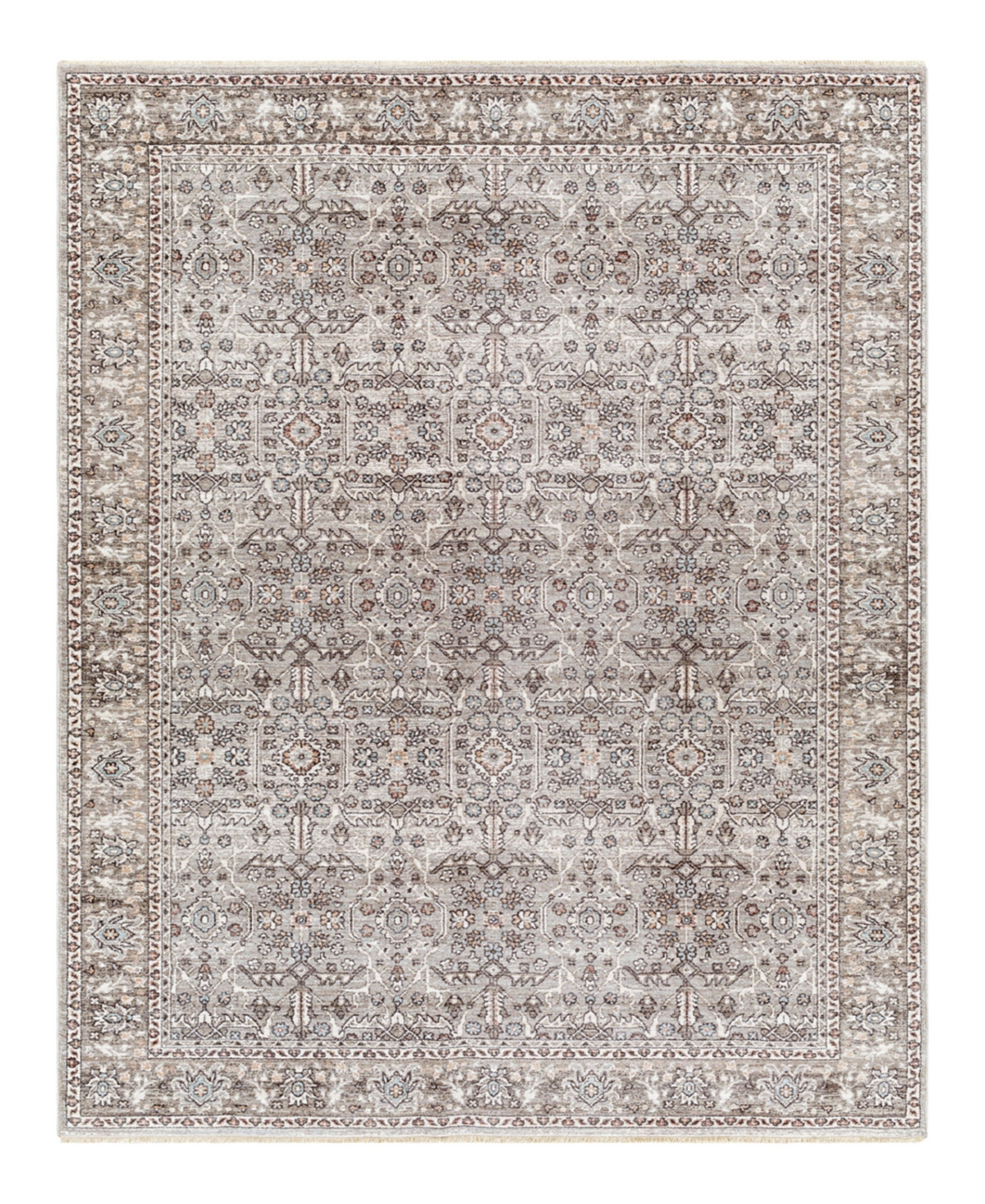 Surya Carlisle Csi-2301 8'10in x 12'6in Area Rug - Silver-Tone