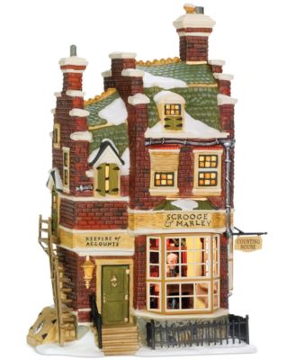Department 56 - Dicken's Village Scrooge and Marley Counting Collectible Figurine