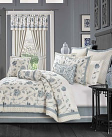 Blue Garden  Comforter Sets
