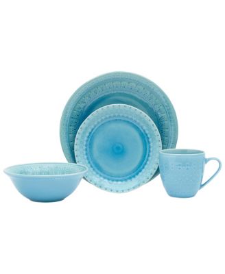 Baum Reactive 16 Piece Dinnerware Set Service for 4 Macy s