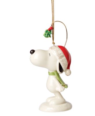 Lenox - 2022 Snoopy Under the Mistletoe Ornament