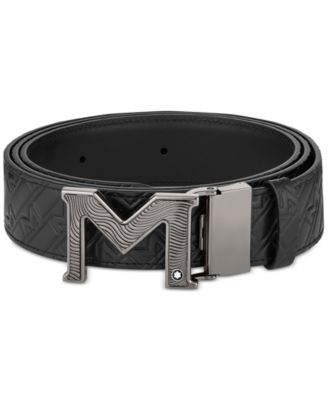 Montblanc - Men's M Buckle Reversible Leather Belt