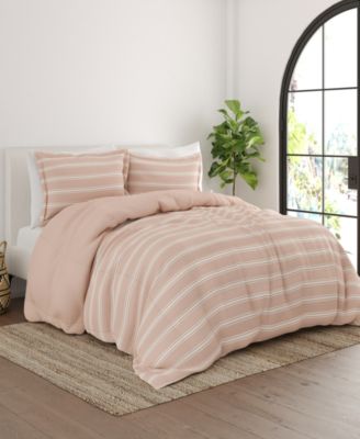 Ultra Soft Stripe Reversible 3- Pc. Comforter Set, King