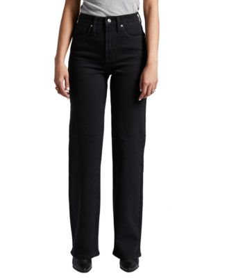 Silver Jeans Co. Women's Highly Desirable High Rise Trouser Leg Jeans ...