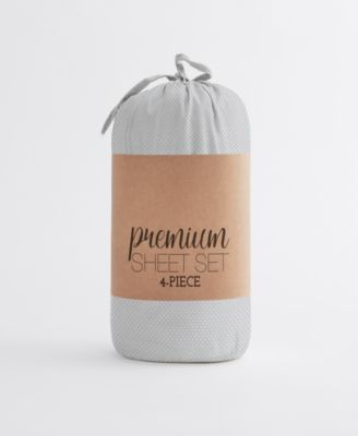 The Boho & Beyond Premium Ultra Soft Pattern 4-Pc. Sheet Set, California King