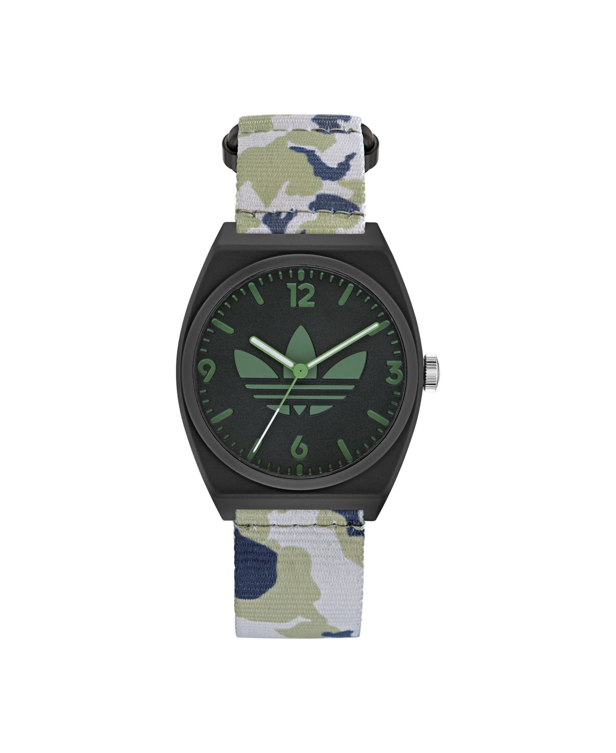 Unisex Three Hand Project Two Camo Fabric Fastwrap Watch 38mm - Multi