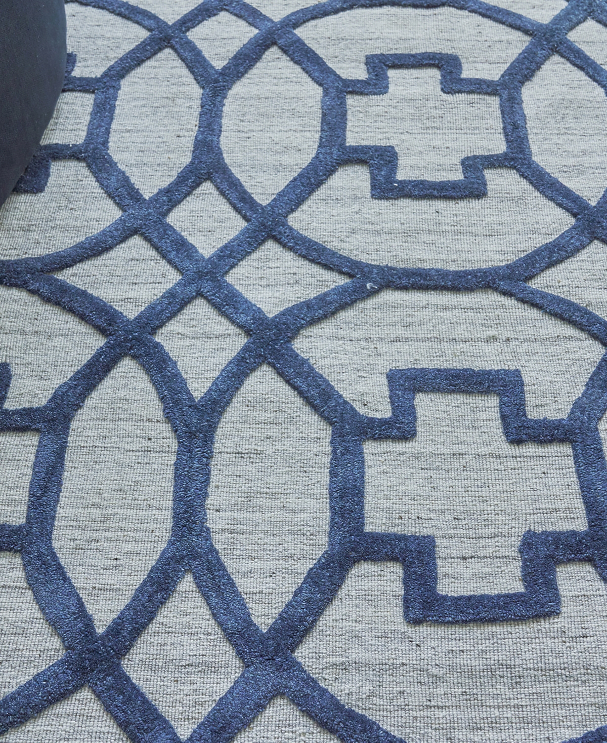 Exquisite Rugs Windsor Er2450 8' X 10' Area Rug In Navy,gray
