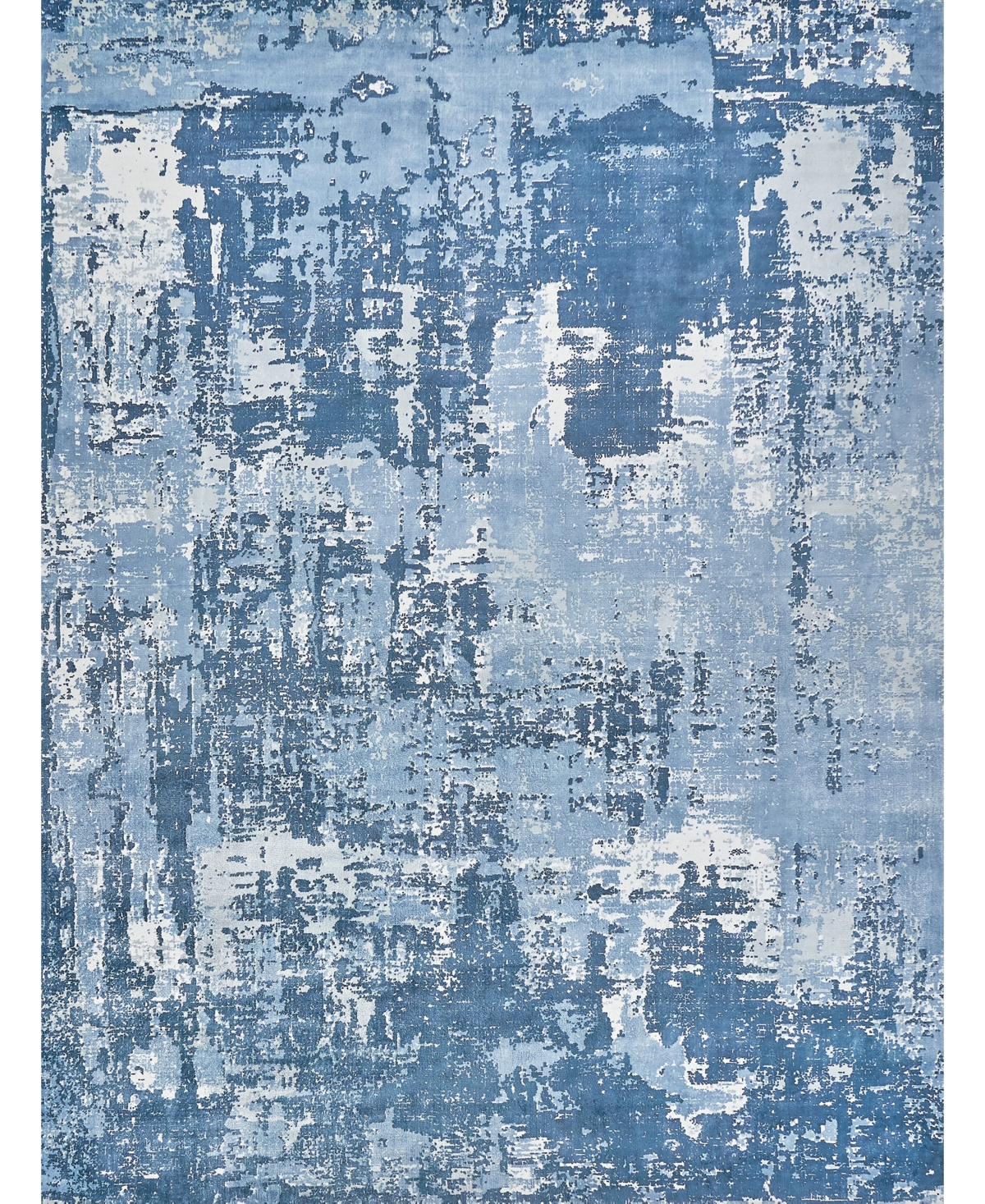 Exquisite Rugs Koda ER3379 8' x 10' Area Rug - Blue, Ivory