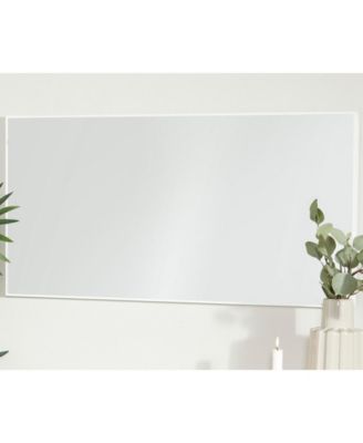 Wood Contemporary Wall Mirror